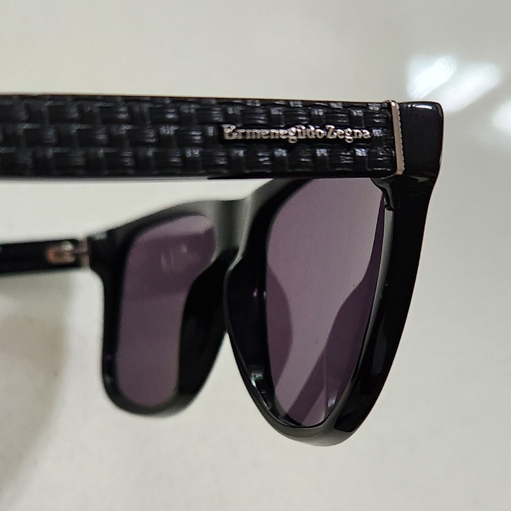 Ermenegildo Zegna Black Sunglasses